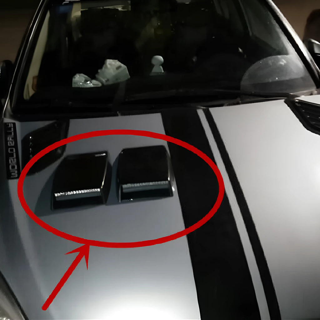 ABS plastic car dashboard decoration vent in black silver or white simulation air vent design