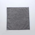 Grey square microfiber kitchen cleaning cloth for oilproof decontamination