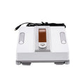 White high-rise window cleaning robot with water spray functionality