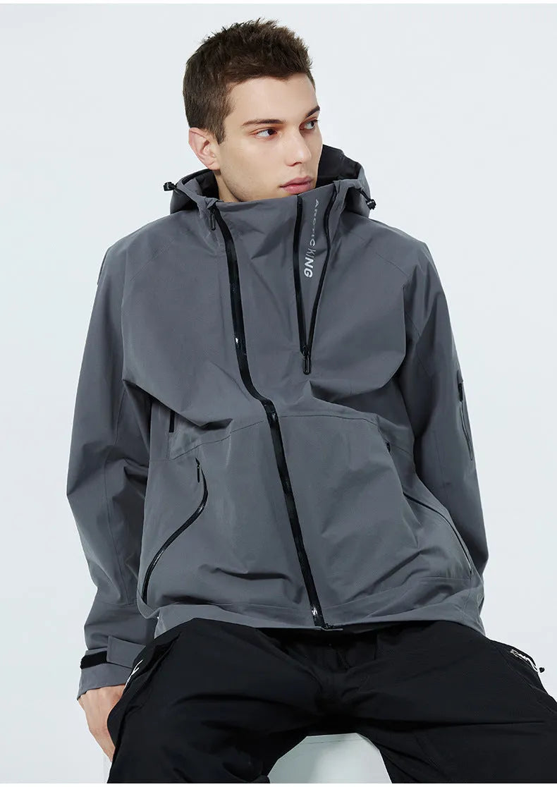 Unisex windproof waterproof ski suit in multiple colours for winter sports