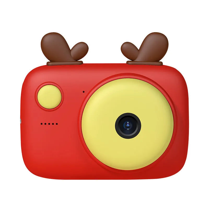 A2 Kids Photo Camera Macaron Mini SLR Body with 2.4 inch screen and dual lenses in green pink purple or red