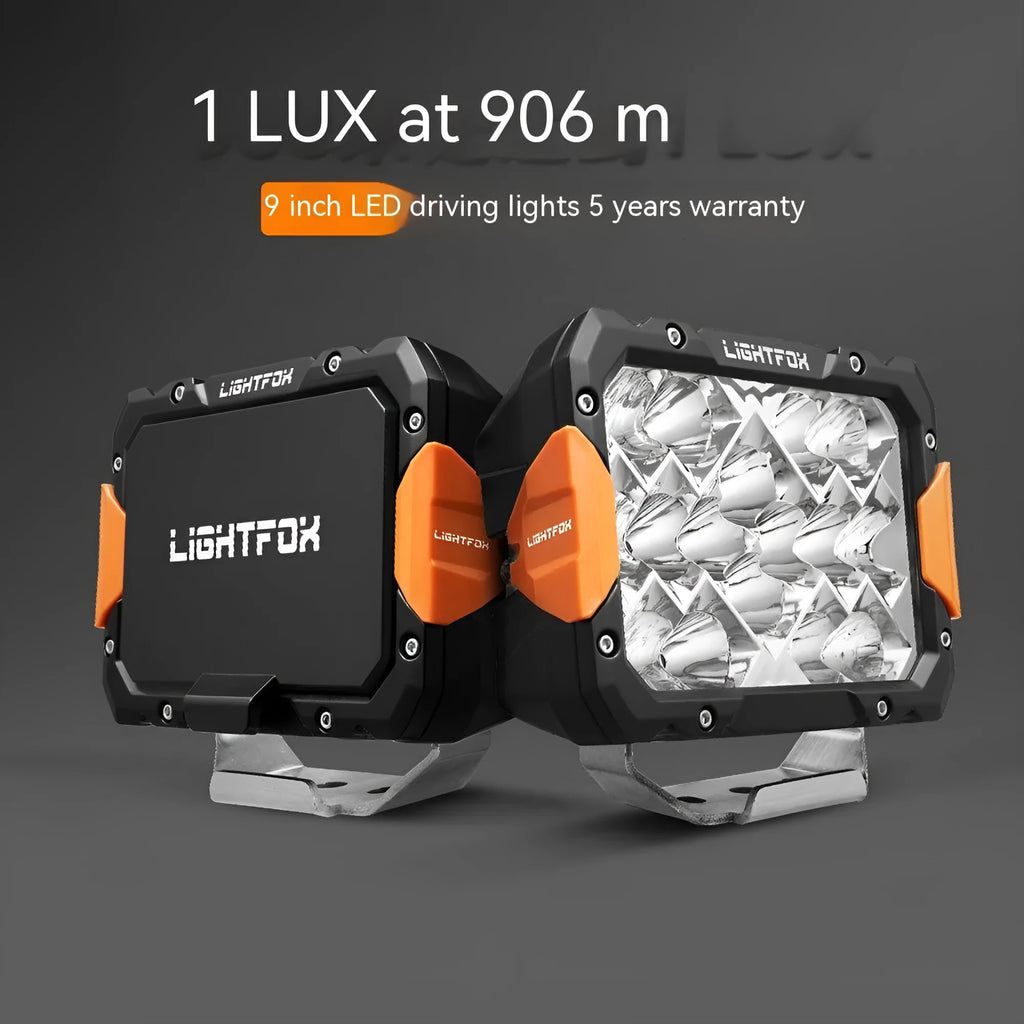 Universal black aluminium LED front bumper light bar kit for off-road vehicle installation