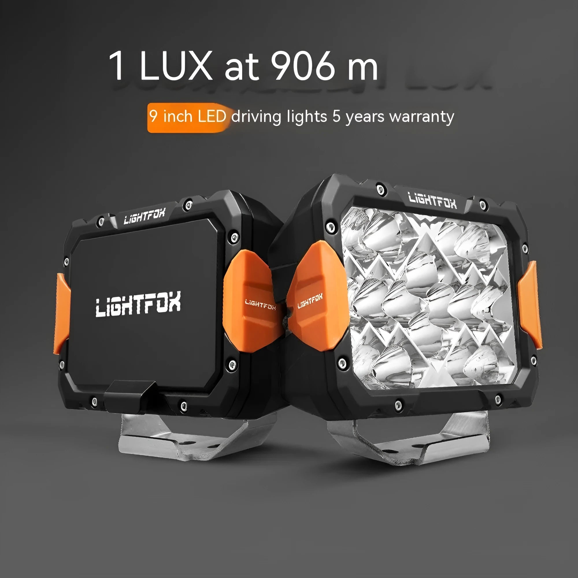 Universal black aluminium LED front bumper light bar kit for off-road vehicle installation