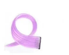 Gradient coloured long curly hair wig patch extension approximately 60cm in length