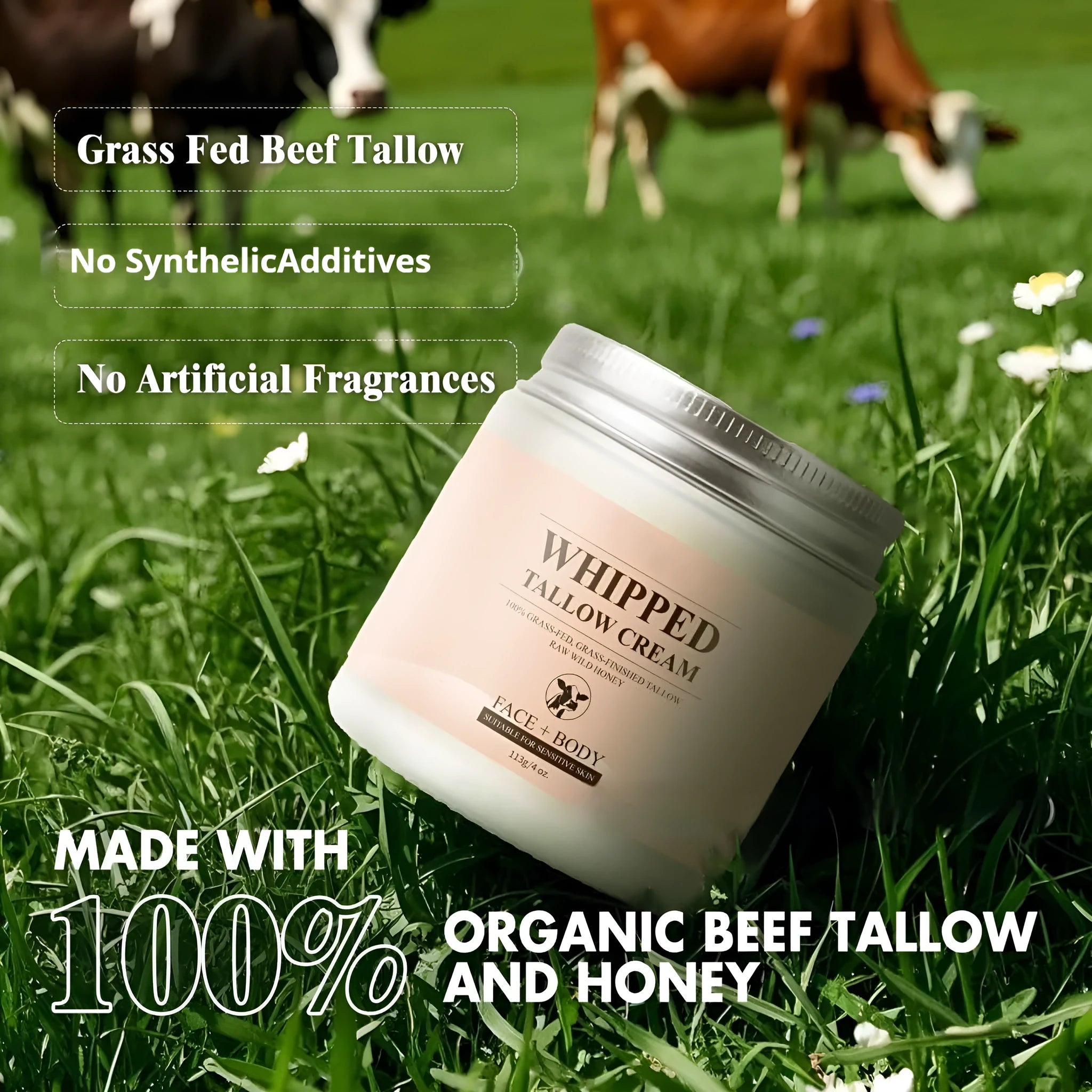 113g jar of butter cream moisturiser for dry skin hydration and moisture replenishment