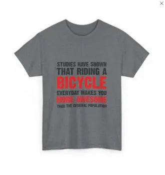 Grey women's cotton short sleeve T-shirt with a printed pattern on the front.