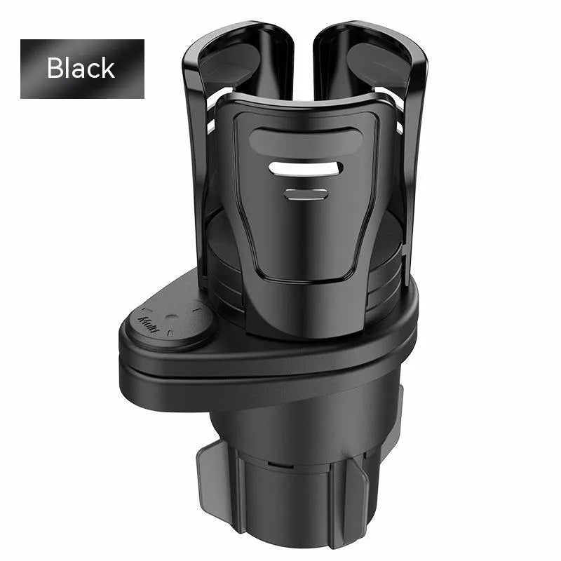 Carbon fibre matte finish car cup holder modification accessory made from ABS plastic