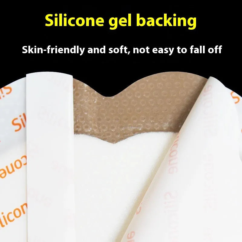 Large skin colour silicone gel foam medical dressing for bedsore prevention