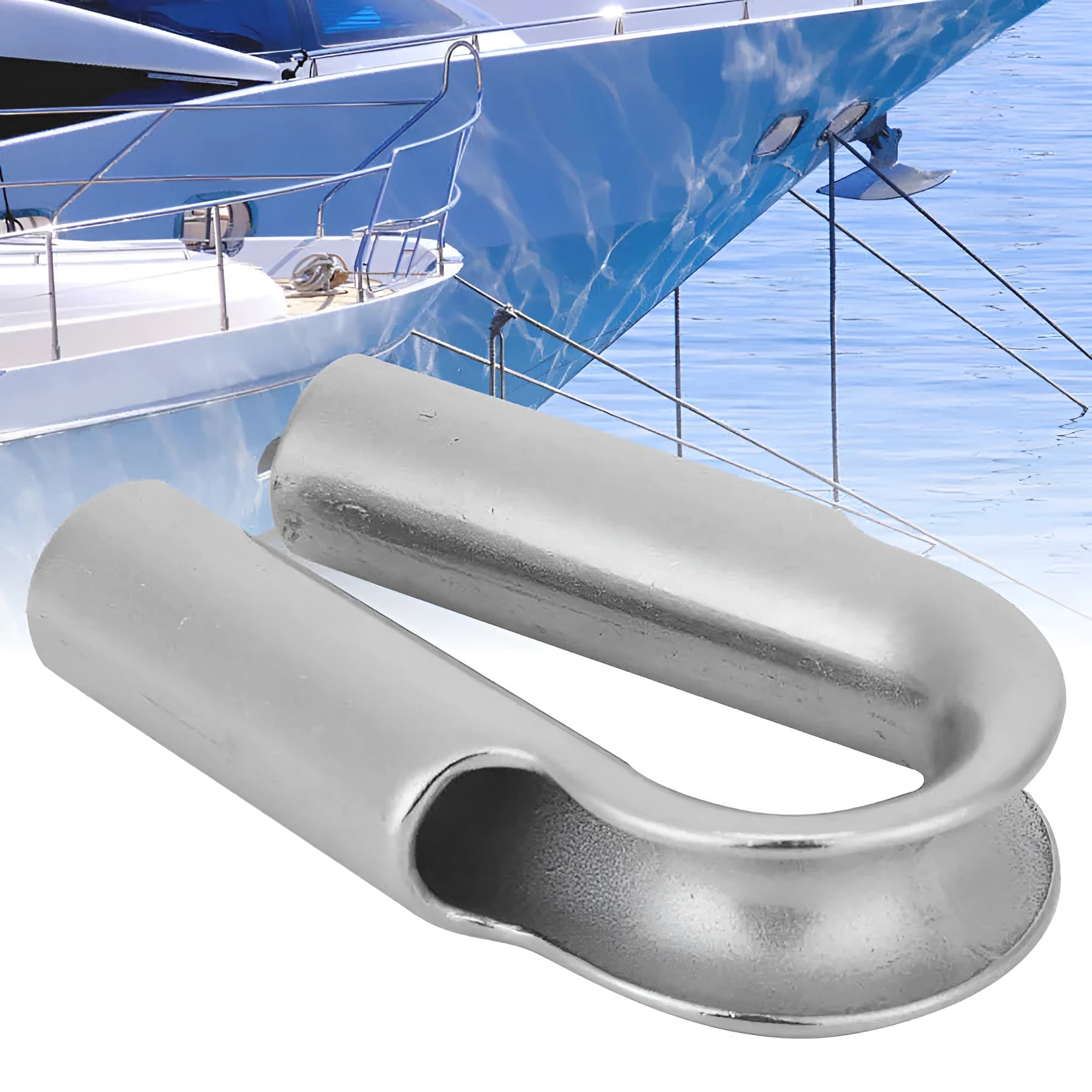 Stainless steel tubular sleeve ring for pipe fittings in multiple tube sizes.