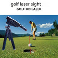 Golf putter laser aiming instrument accessory with four style configuration options