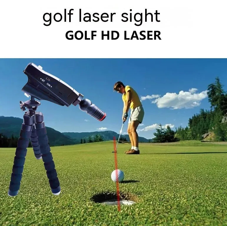 Golf putter laser aiming instrument accessory with four style configuration options