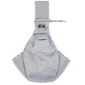 Large foldable cat-themed messenger backpack in multiple colours, showing adjustable strap and multiple pockets.