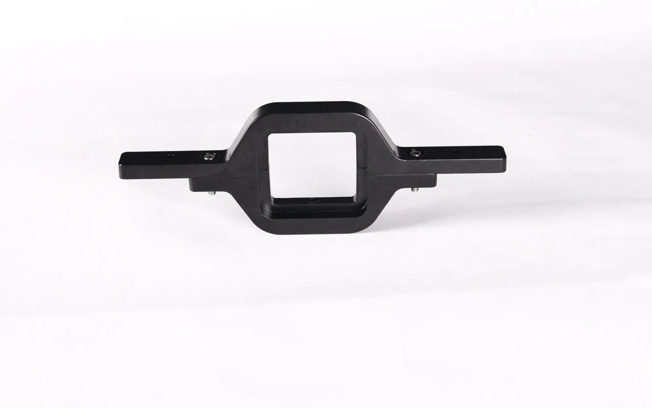 Black off-road vehicle coupler bracket for trailer hook lamp holder mounting