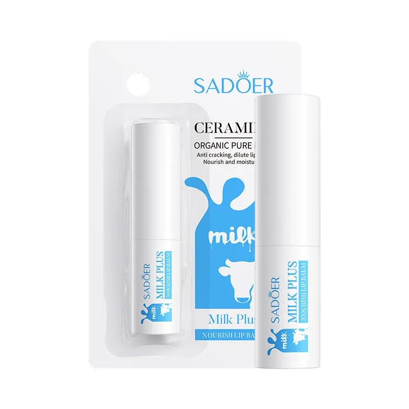 Anti-chapped moisturising lipstick in a choice of hyaluronic acid, vitamin E, UV protection, and flavoured variants