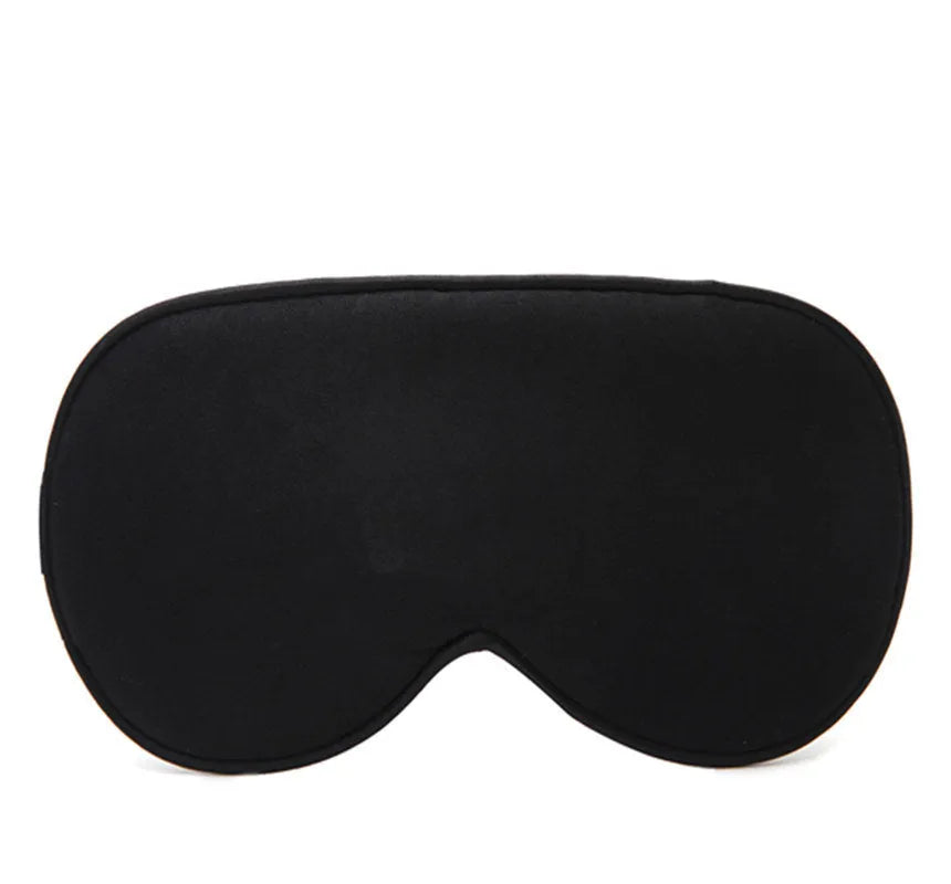 Double-sided mulberry silk sleep mask showing embroidered print in a selection of its 22 colour options.