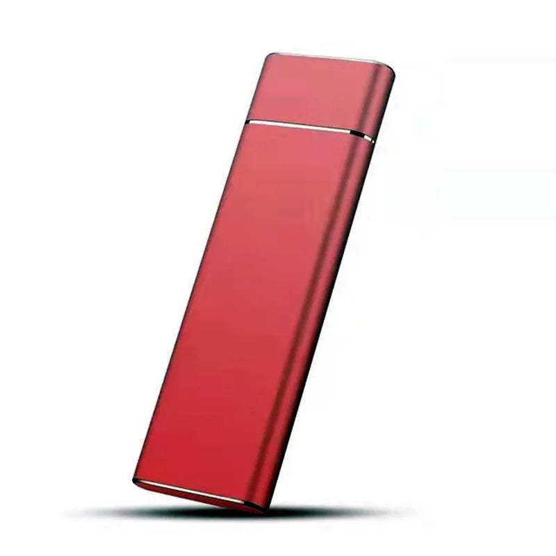 6TB ultra-thin metal mobile hard disk in five colour options with data cable