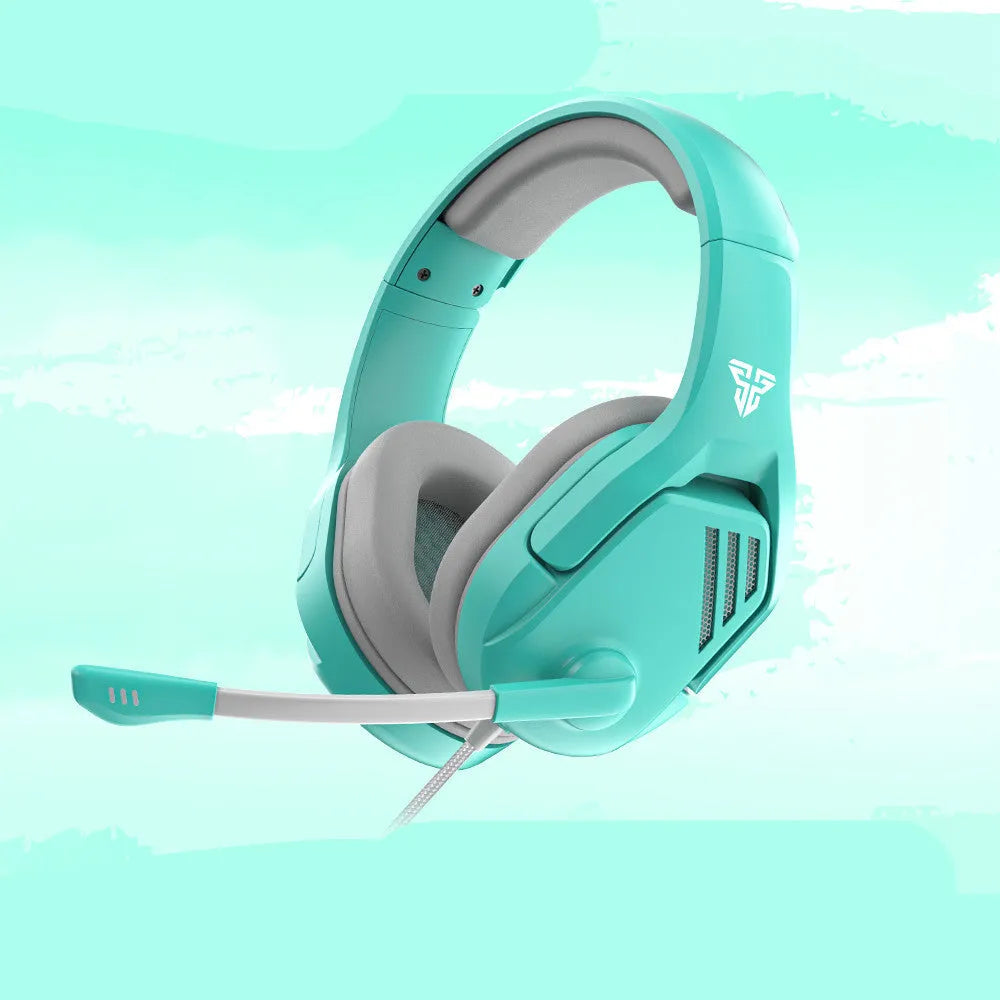 MH86 Esports professional gaming headset in black with over-ear cups, boom microphone, and braided cable.