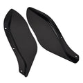 Black transparent ABS plastic side wing head covers for Harley Davidson Touring motorcycle windshield