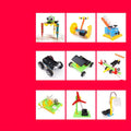 DIY plastic building blocks educational toy set for children ages 7-14 measuring 29x22x4cm