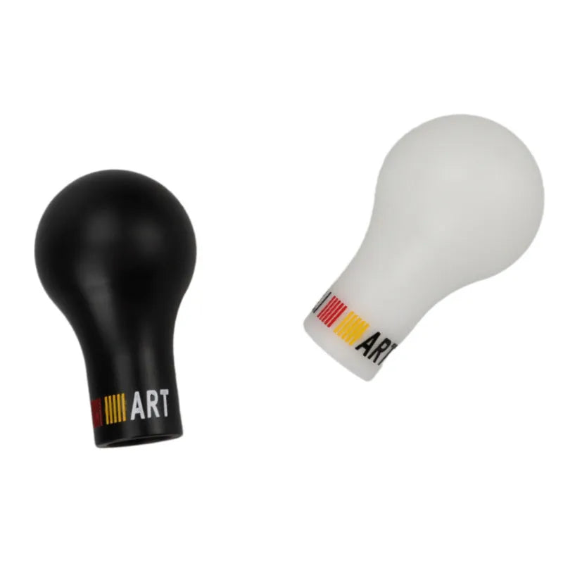 Mitsubishi car gear knob replacement in five colour options including luminous red and carbon fibre black