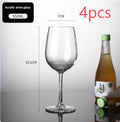 Clear acrylic wine bottle with modern design for catering events in 300ml and 550ml sizes
