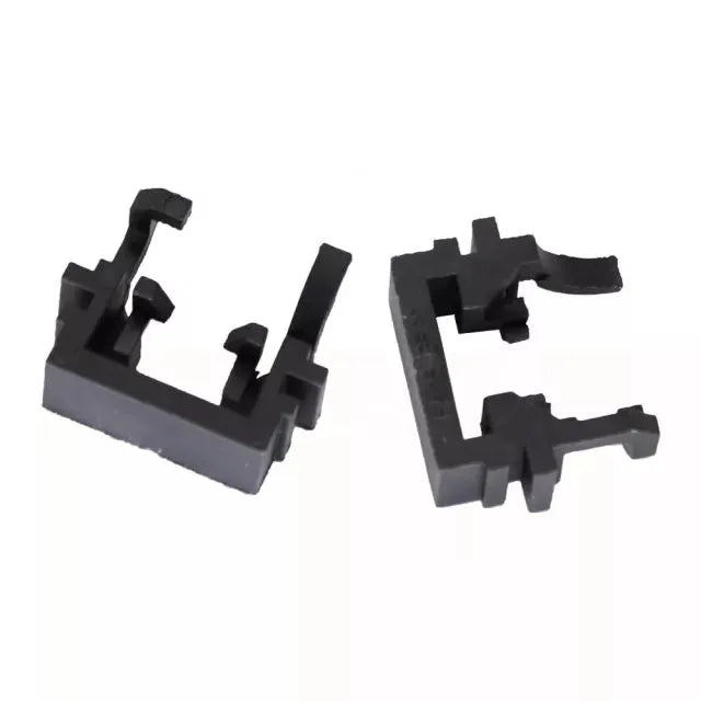 Black plastic Ford LED headlight adapter for Focus Mondeo Fiesta H1 halogen conversion