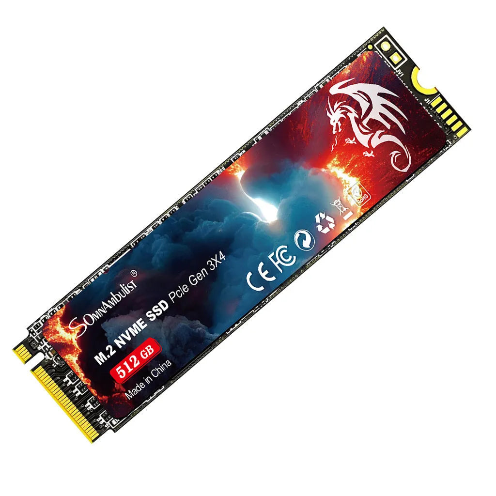 M.2 solid state drive for desktop computers with PCIe 3.0 interface and 80 x 22 mm dimensions