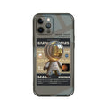 Black TPU phone case for Apple iPhone showing protective shell design with Mars Ticket colour option