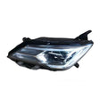Car headlight assembly with 9-line LED pattern for 2018-2021 vehicle models