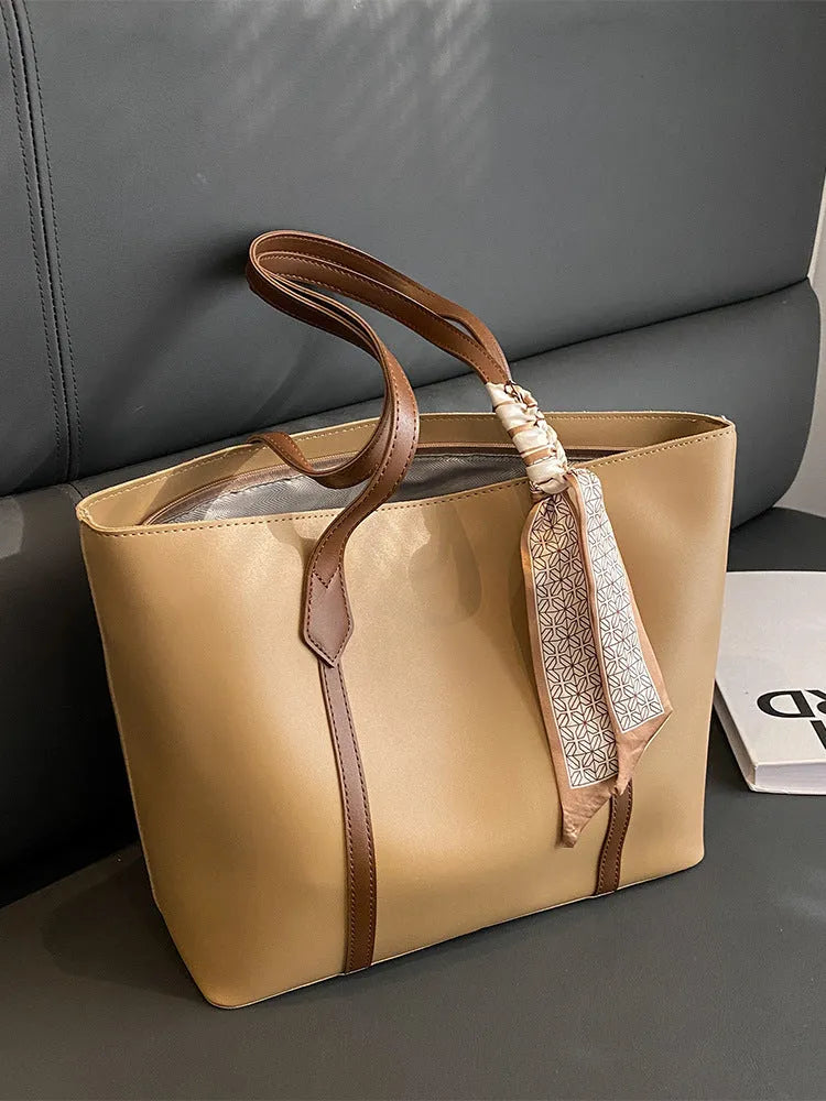 Large casual bucket tote bag with crossbody strap in multiple colour options