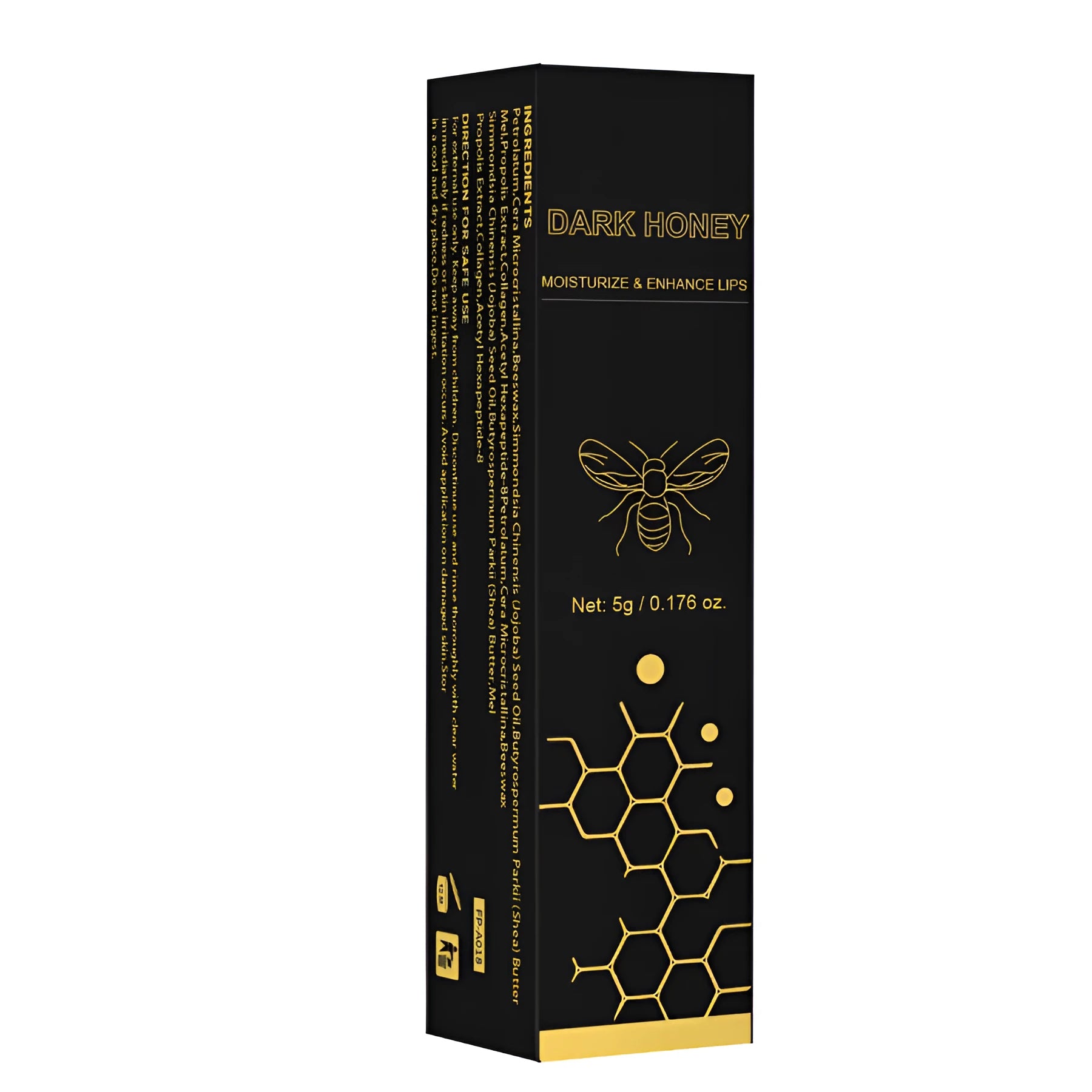 Dark Honey Dark Lipstick 5g bullet with creamy matte finish