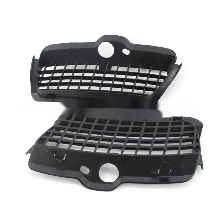 Black ABS plastic fog lamp cover pair for Volkswagen Golf 3 front bumper lower grille replacement