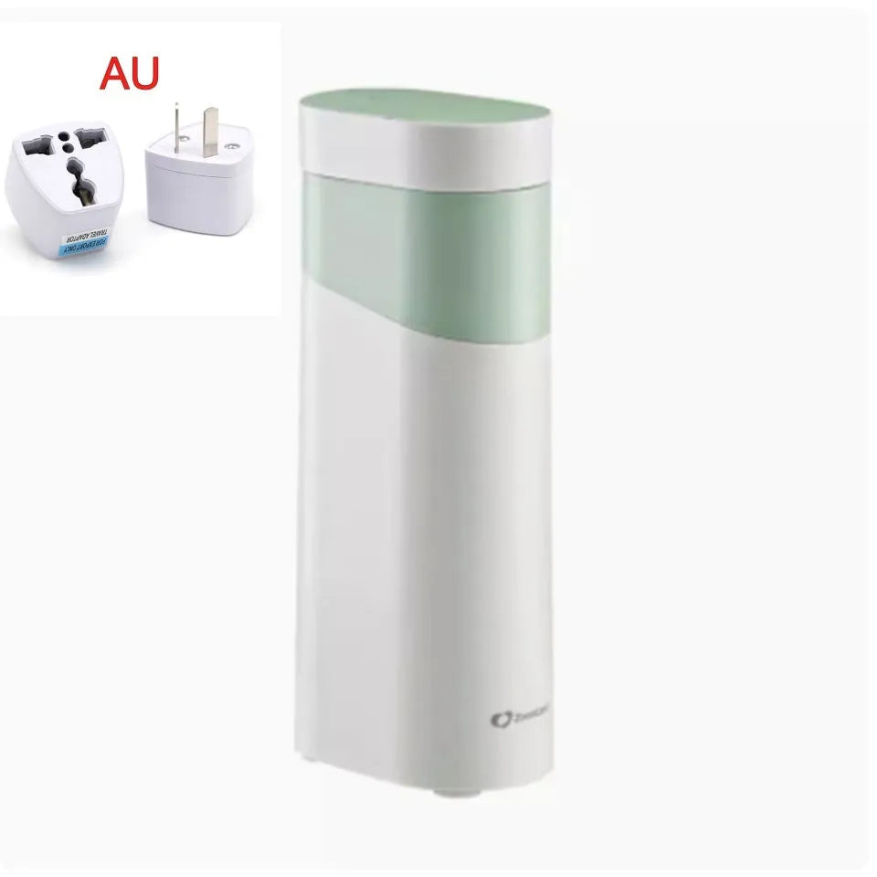Desktop instant water dispenser with temperature control settings and compact design