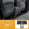 Leather anti-kick pads for Mitsubishi Outlander seats and centre console