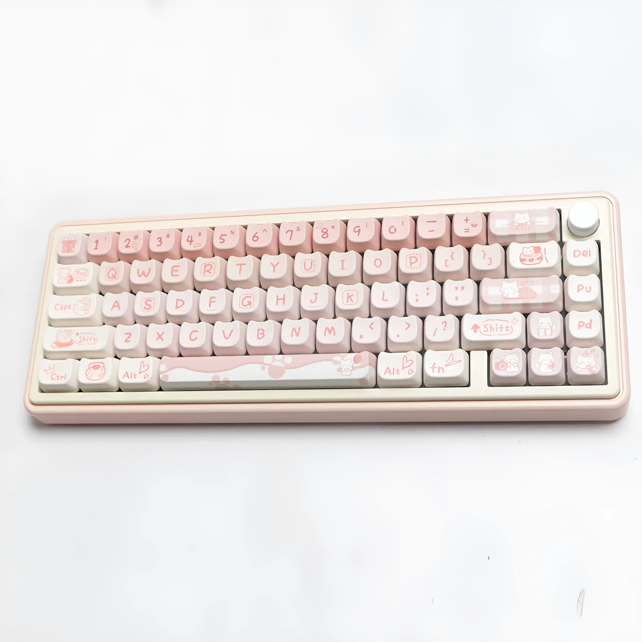 Full set of PBT sublimation printed key caps for mechanical keyboards with over 98 keys
