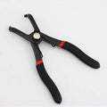 Red interior round nail removal pliers with PVC handles for door panel wire buckle removal