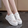 Women's black mesh half slippers with round toe and rubber sole on a white background
