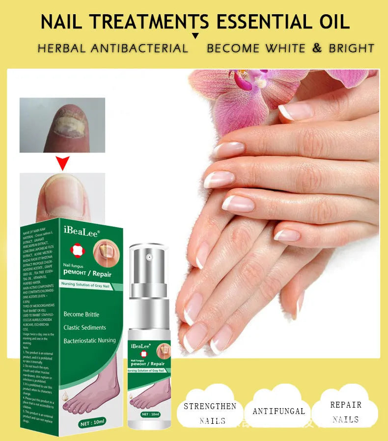 10ml bottle of Deck Antimicrobial Whitenail Liquid for toenail treatment.