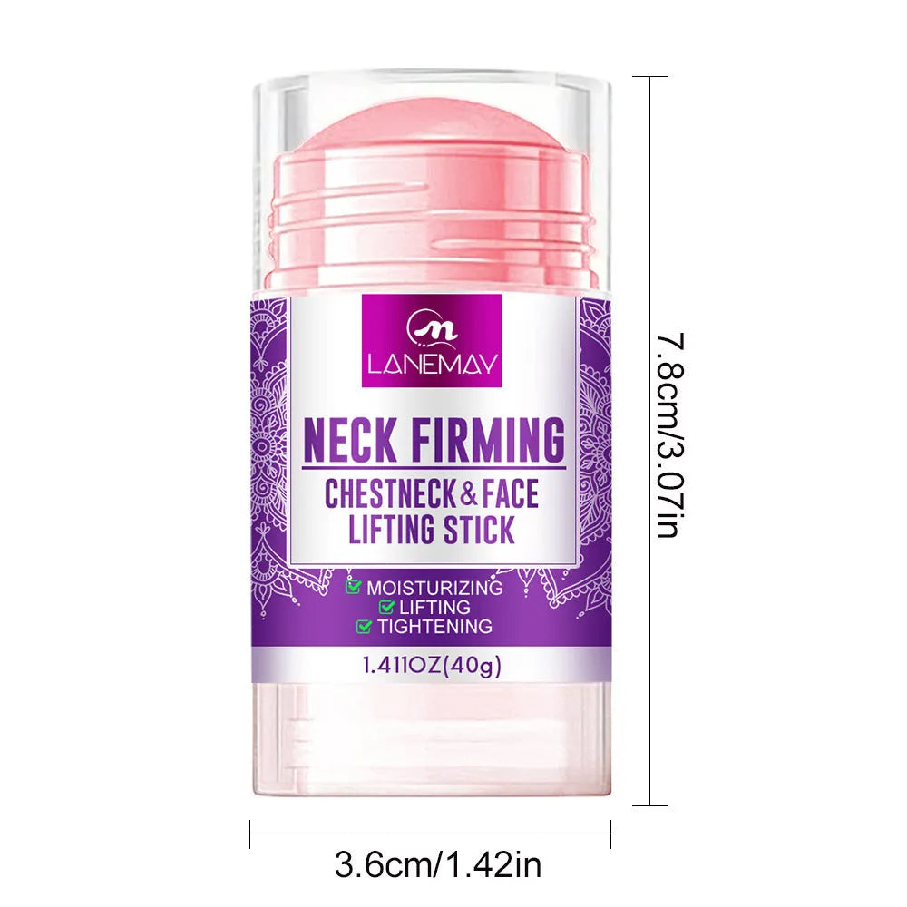 40g bottle of anti-wrinkle neck firming cream for moisturising and brightening skin