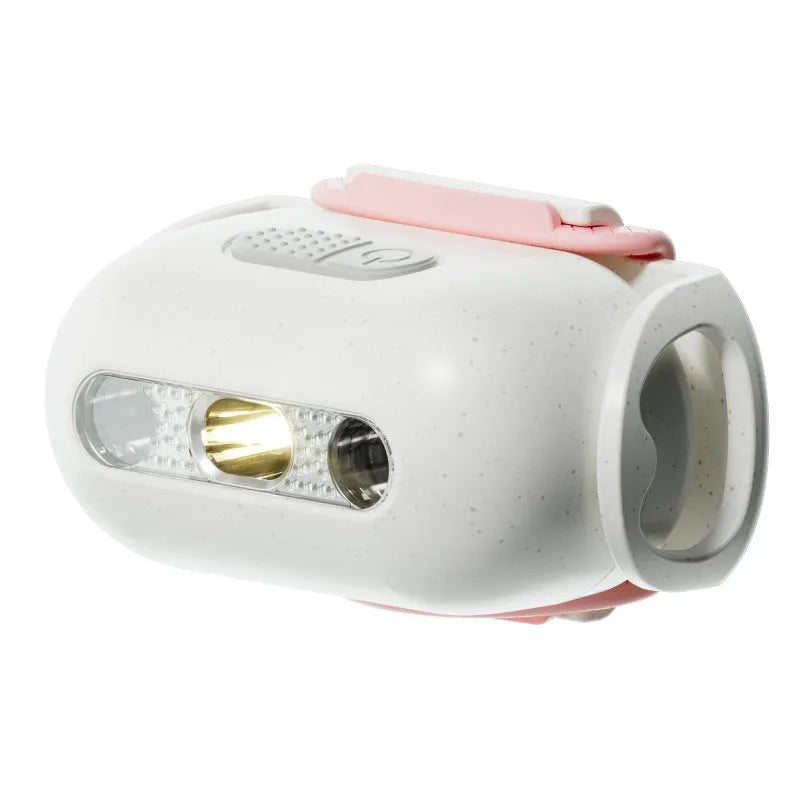 ABS pet luminous collar with LED hanging lamp ring in four colour variations