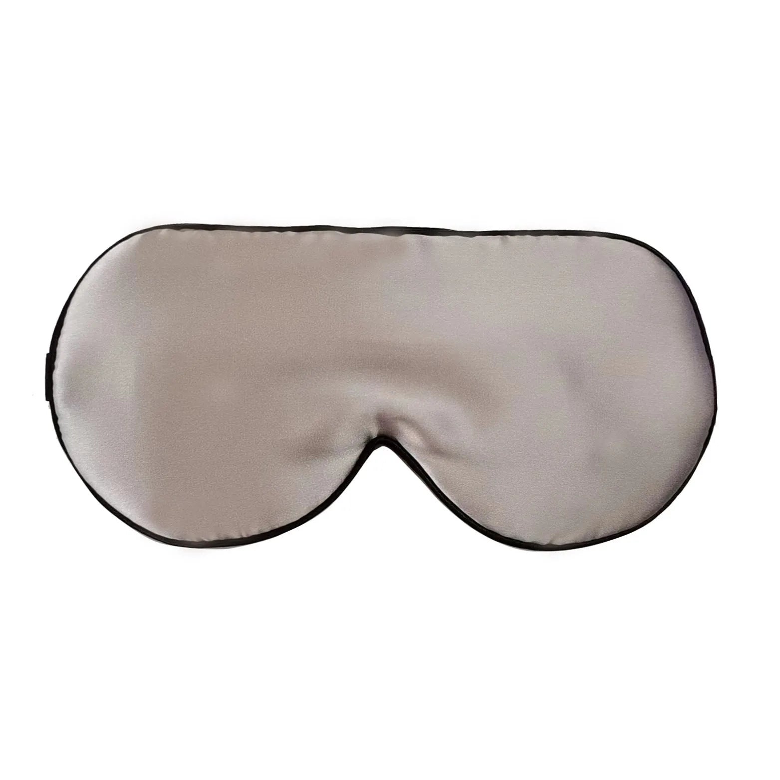 Double-sided mulberry silk sleep mask showing embroidered print in a selection of its 22 colour options.