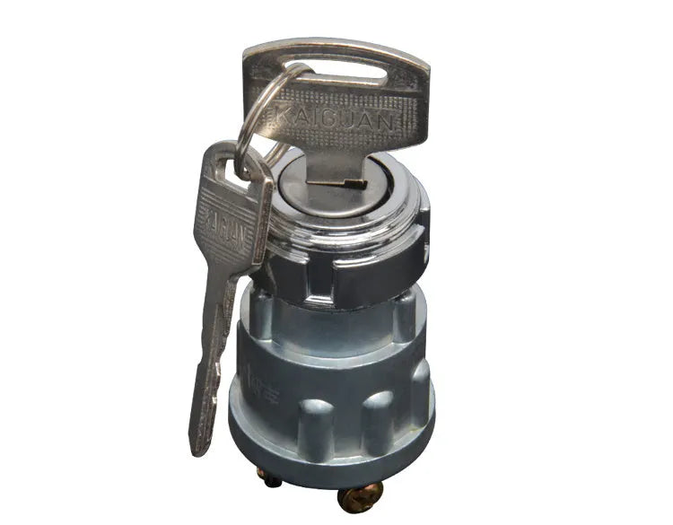 Copper vehicle ignition switch for trucks and forklifts with key