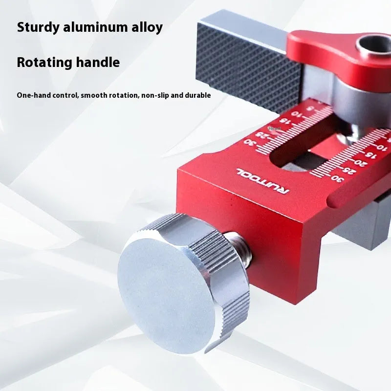 Aluminium alloy cabinet door installation aid tool for woodworking and DIY projects