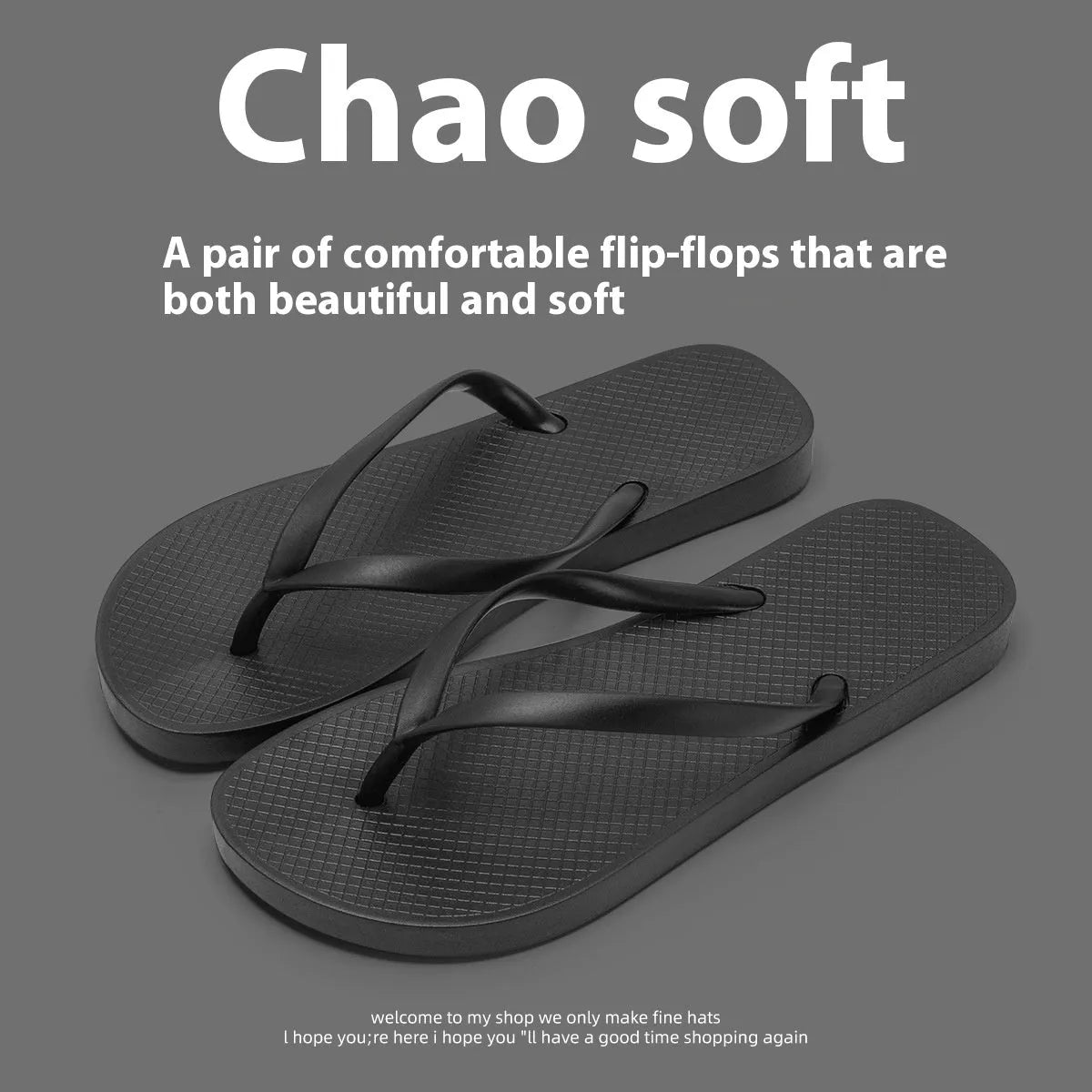 Foldable flat casual slippers with hollow-out plastic upper and non-slip PVC sole in assorted colours.