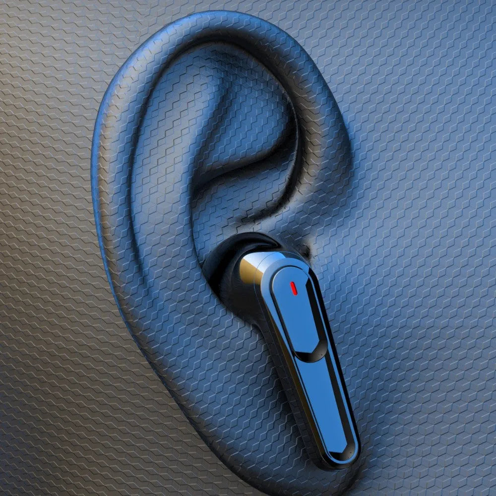 Black PRO30 Bluetooth in-ear headphones with noise reduction feature