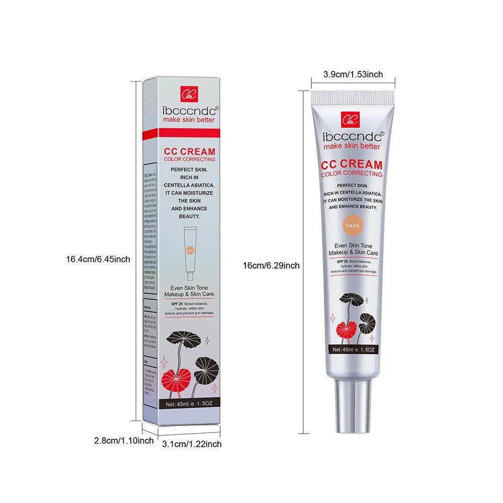 Erborian BCC Centella Asiatica CC cream tube in Light and Dark shades, a colour-correcting makeup base.
