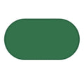 Green silicone waterproof placemat for cat bowls on a wooden floor