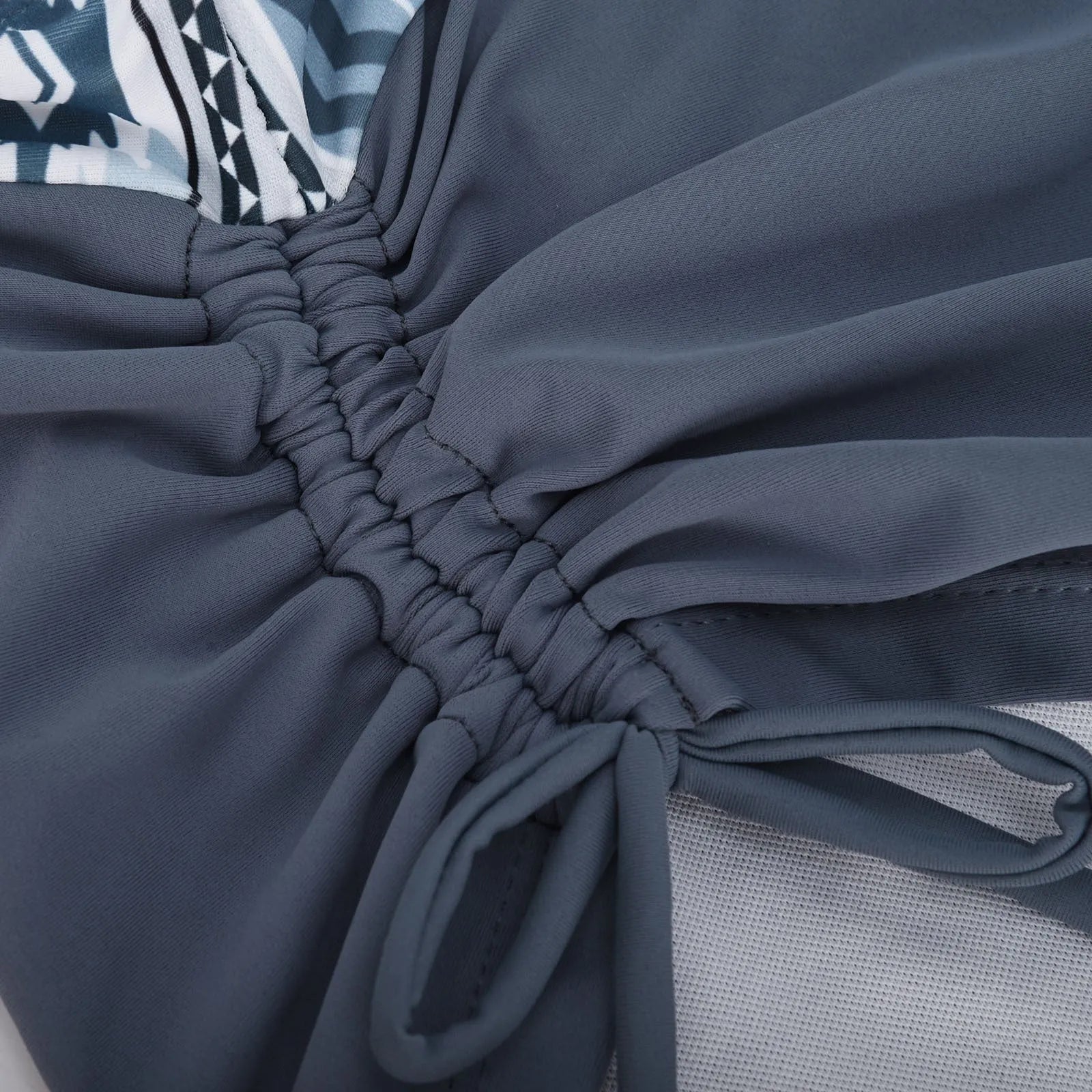 Women's split bikini swimsuit without underwire, shown in available colours.