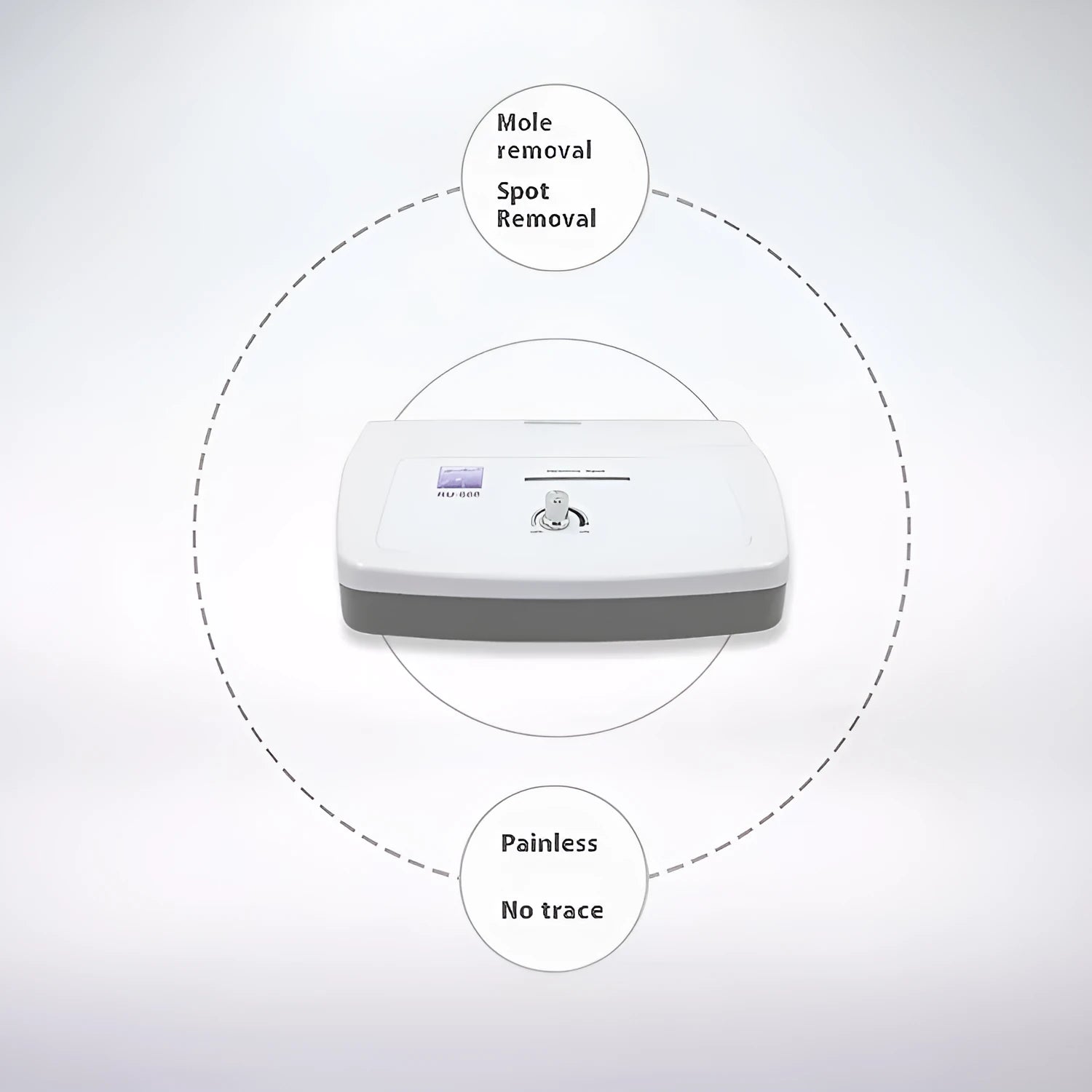 White professional beauty spot removal pen electronic device for salon skin treatments