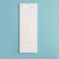 Ins Wind long notepad with cute bear design, 50 sheets of 80g paper, 91x256mm dimensions